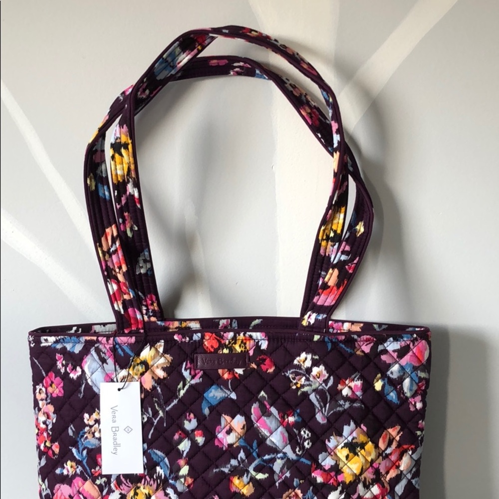 NWT Vera Bradley Tote bag and Zip ID bundle Indiana Rose - Picture 3 of 10